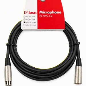Hosa MCL-110 10 ft microphone cable packaging